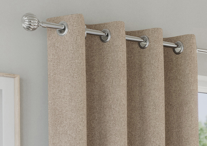 Austin (Blackout) Eyelet, Natural - Ready Made Curtains - Image 9